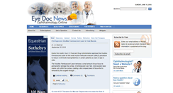 Desktop Screenshot of eyedocnews.com